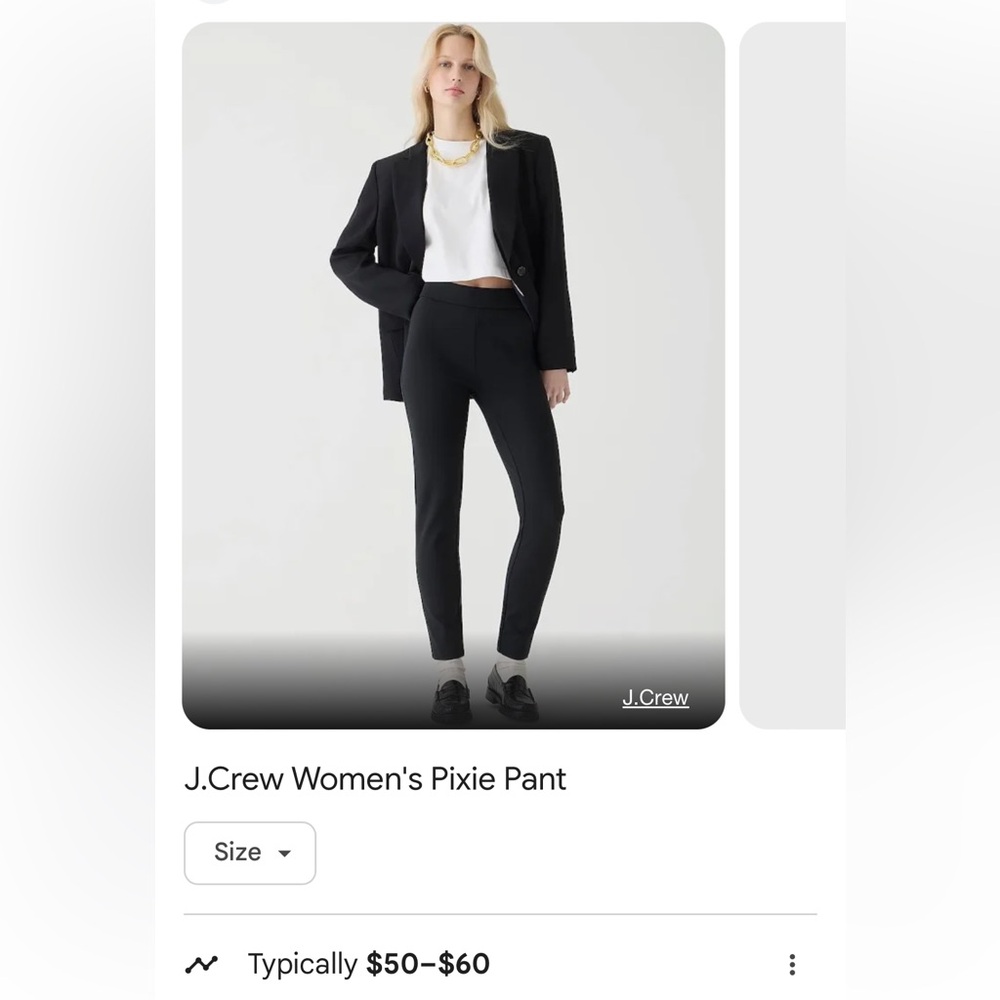 J CREW GRAY LEGGINGS/PANTS SIZE 4